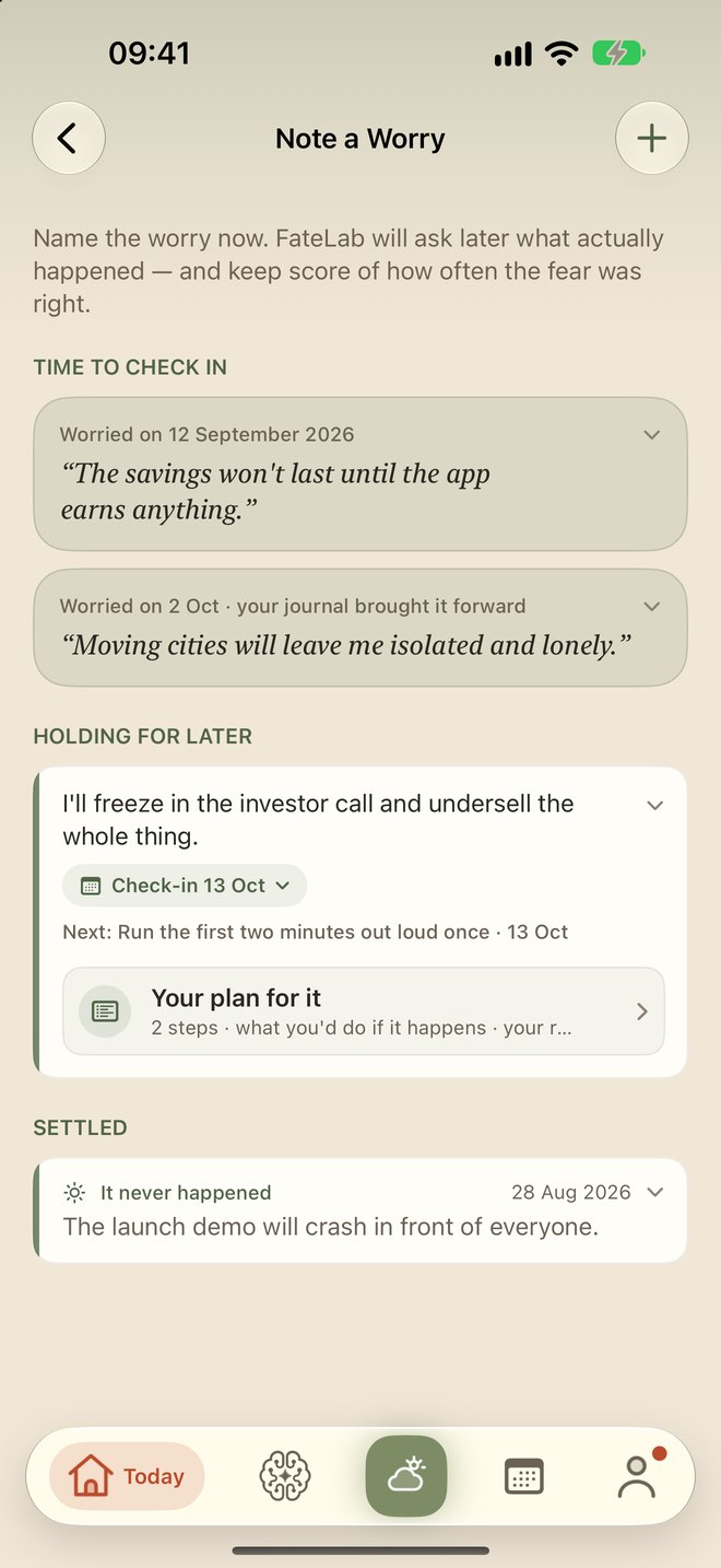 Worries that come back